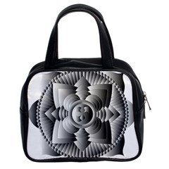 Lotus Mandala Flower Floral Classic Handbag (two Sides) by Nexatart