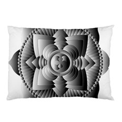 Lotus Mandala Flower Floral Pillow Case by Nexatart