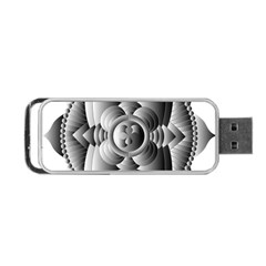 Lotus Mandala Flower Floral Portable Usb Flash (one Side) by Nexatart