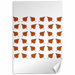 Pattern Fallen Leaves Autumn Canvas 20  x 30 