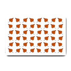 Pattern Fallen Leaves Autumn Small Doormat 