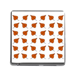 Pattern Fallen Leaves Autumn Memory Card Reader (Square 5 Slot)