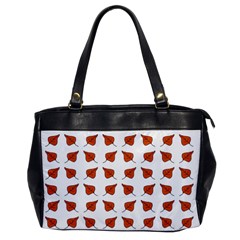 Pattern Fallen Leaves Autumn Oversize Office Handbag