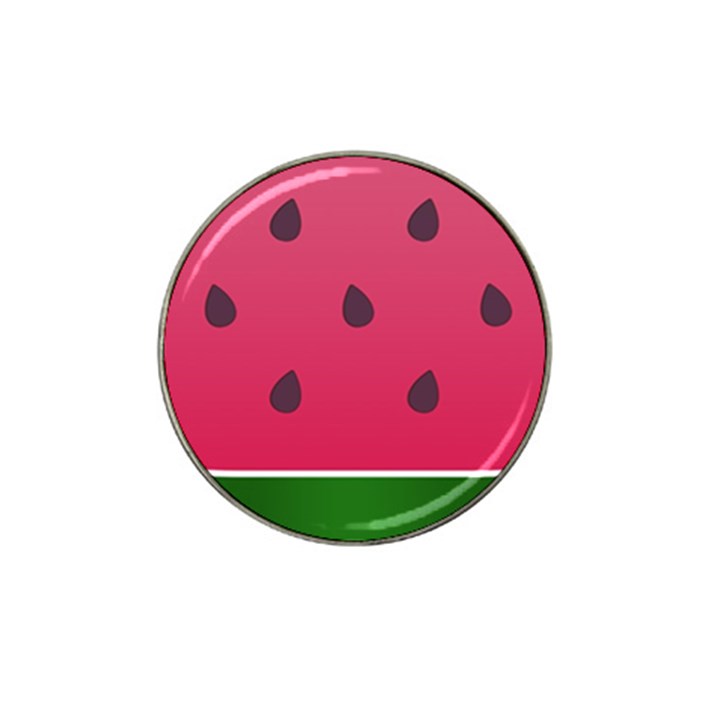 Watermelon Fruit Summer Red Fresh Hat Clip Ball Marker (4 pack)