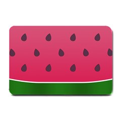 Watermelon Fruit Summer Red Fresh Small Doormat  by Nexatart