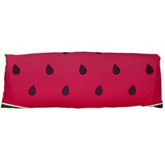 Watermelon Fruit Summer Red Fresh Body Pillow Case (dakimakura) by Nexatart