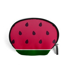 Watermelon Fruit Summer Red Fresh Accessory Pouch (small) by Nexatart