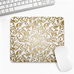 Gold Vintage Rococo Model Patern Large Mousepads by Nexatart