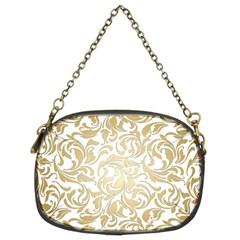 Gold Vintage Rococo Model Patern Chain Purse (two Sides) by Nexatart