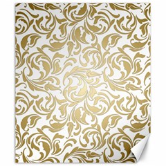 Gold Vintage Rococo Model Patern Canvas 20  X 24  by Nexatart