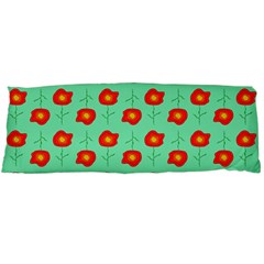 Flowers Pattern Ornament Template Body Pillow Case (dakimakura) by Nexatart