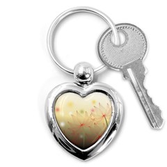 Flower Summer S Nature Plant Key Chains (heart)  by Nexatart