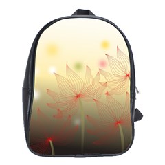 Flower Summer S Nature Plant School Bag (large) by Nexatart