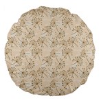 Dandelion Rose Rosa Flower Large 18  Premium Flano Round Cushions Front