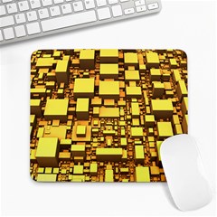 Cubes Grid Geometric 3d Square Large Mousepads by Nexatart