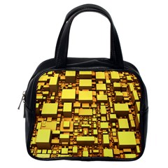 Cubes Grid Geometric 3d Square Classic Handbag (one Side) by Nexatart