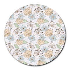 Dandelion Colors Nature Flower Round Mousepads