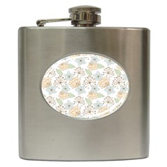 Dandelion Colors Nature Flower Hip Flask (6 oz)