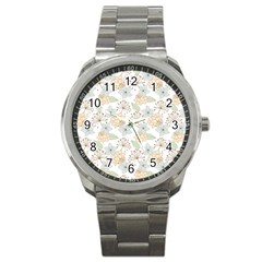 Dandelion Colors Nature Flower Sport Metal Watch