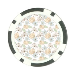 Dandelion Colors Nature Flower Poker Chip Card Guard