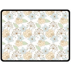 Dandelion Colors Nature Flower Fleece Blanket (Large) 