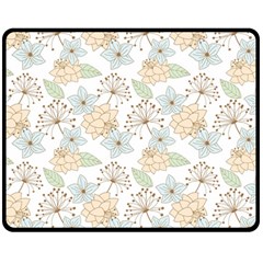 Dandelion Colors Nature Flower Fleece Blanket (Medium) 