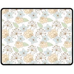 Dandelion Colors Nature Flower Double Sided Fleece Blanket (Medium) 