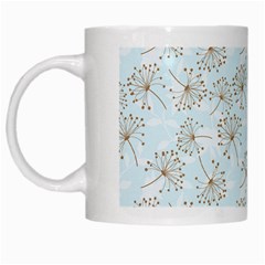 Tooth Of Lion Dandelion White Mugs by Nexatart