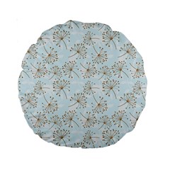 Tooth Of Lion Dandelion Standard 15  Premium Round Cushions by Nexatart