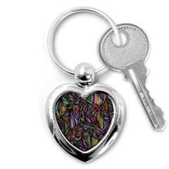 Background Wallpaper Abstract Lines Key Chains (heart)  by Nexatart