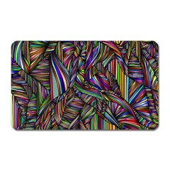 Background Wallpaper Abstract Lines Magnet (rectangular) by Nexatart