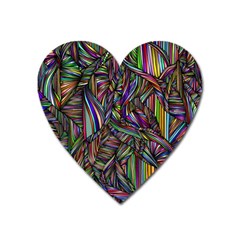 Background Wallpaper Abstract Lines Heart Magnet by Nexatart