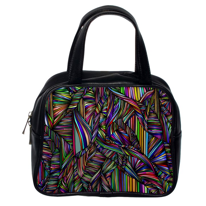 Background Wallpaper Abstract Lines Classic Handbag (One Side)