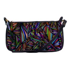 Background Wallpaper Abstract Lines Shoulder Clutch Bag by Nexatart