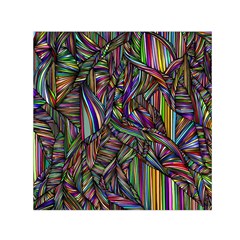 Background Wallpaper Abstract Lines Small Satin Scarf (square) by Nexatart