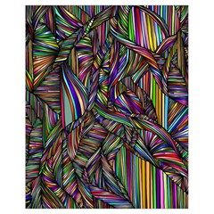 Background Wallpaper Abstract Lines Drawstring Bag (small) by Nexatart