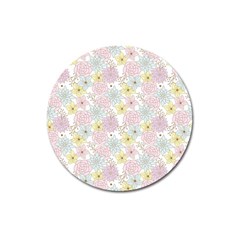 Dandelion Colors Flower Nature Magnet 3  (round) by Nexatart