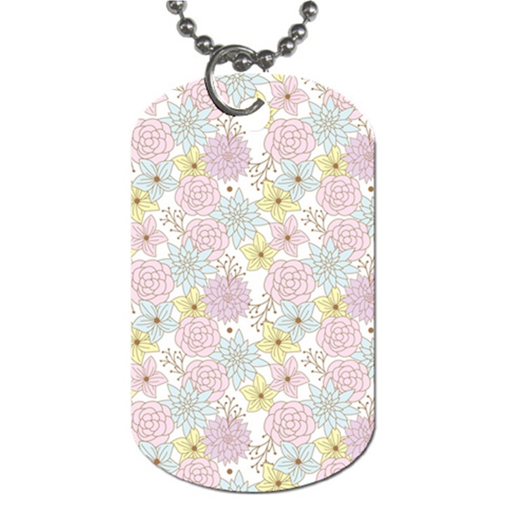 Dandelion Colors Flower Nature Dog Tag (Two Sides)