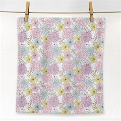 Dandelion Colors Flower Nature Face Towel by Nexatart