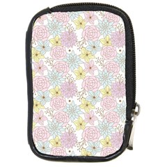 Dandelion Colors Flower Nature Compact Camera Leather Case by Nexatart