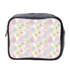 Dandelion Colors Flower Nature Mini Toiletries Bag (two Sides) by Nexatart