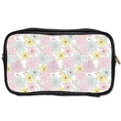 Dandelion Colors Flower Nature Toiletries Bag (two Sides) by Nexatart