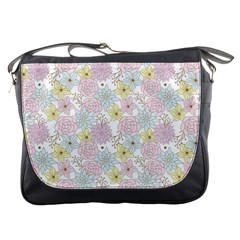 Dandelion Colors Flower Nature Messenger Bag by Nexatart