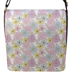 Dandelion Colors Flower Nature Flap Closure Messenger Bag (s) by Nexatart