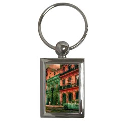 Havana Cuba Architecture Capital Key Chains (rectangle)  by Nexatart