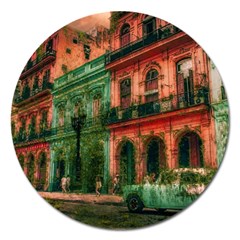 Havana Cuba Architecture Capital Magnet 5  (round) by Nexatart