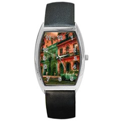 Havana Cuba Architecture Capital Barrel Style Metal Watch by Nexatart