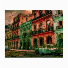 Havana Cuba Architecture Capital Small Glasses Cloth (2-side) by Nexatart