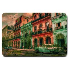 Havana Cuba Architecture Capital Large Doormat  by Nexatart