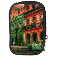 Havana Cuba Architecture Capital Compact Camera Leather Case by Nexatart